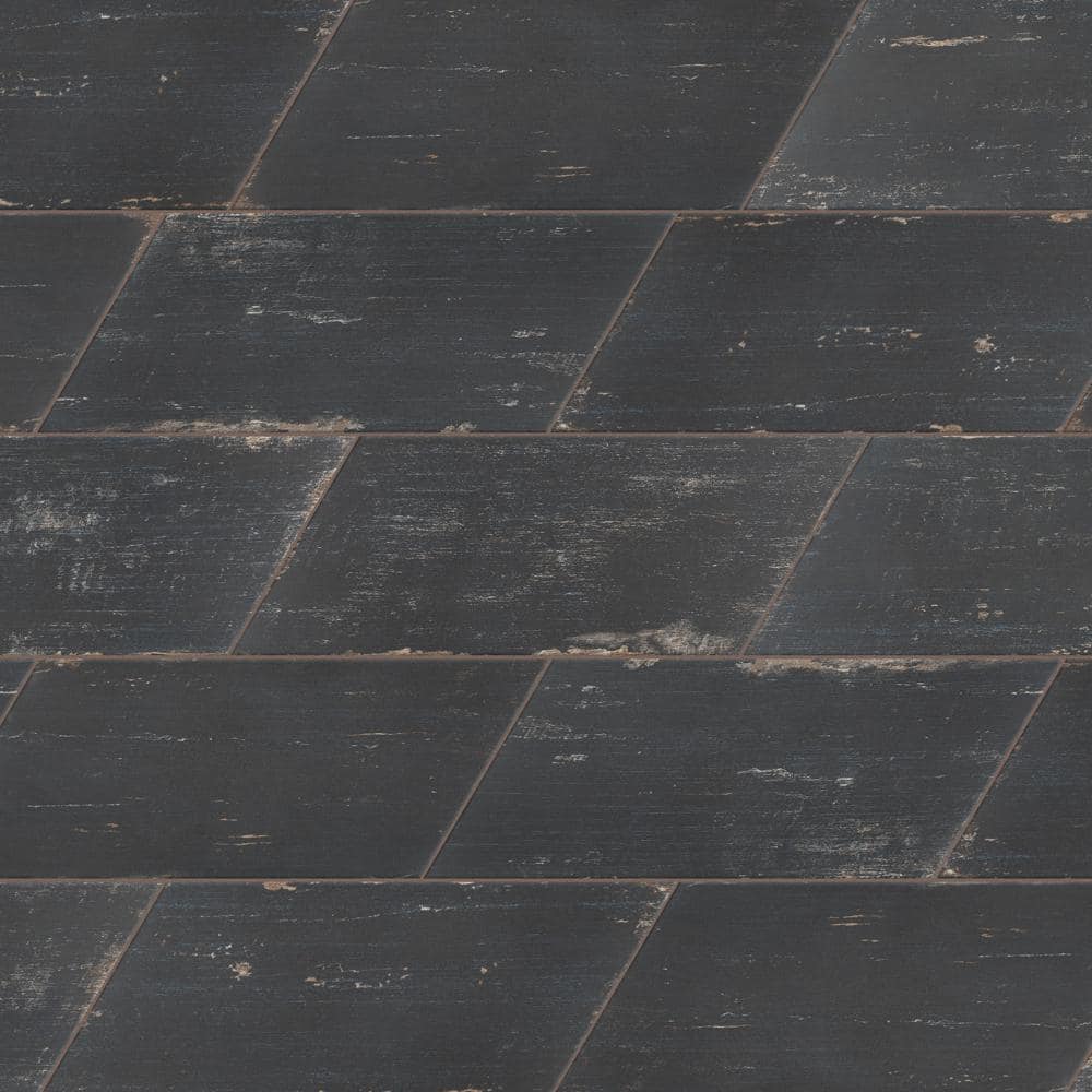 Retro Naveta Nero 7 in. x 8 in. Porcelain Floor and Wall Take Home Tile Sample price history on PriceWatchPro