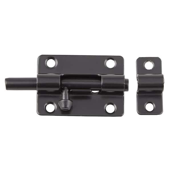 3 in. Black Barrel Bolt