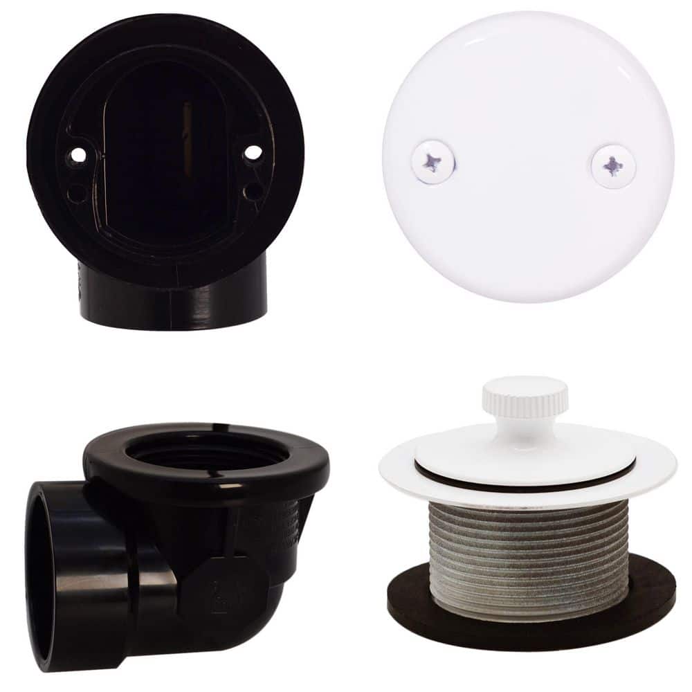 Westbrass Sch. 40 ABS 1-1/2 in. Course Thread Plumber's Pack Twist