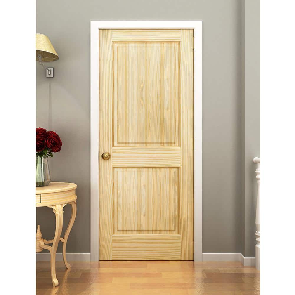 Kimberly Bay 30" x 80" Unfinished Solid Wood Colonial Door