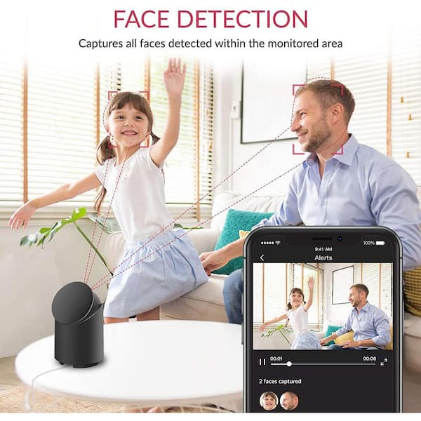  YI Dual-Lens Indoor Camera, Home Security Camera System with  Fixed Lens and Dome Camera in 1, Expanded Viewing Angle, Motion Tracking,  Dual-Screen Display, Two-Way Audio, Phone Alerts : Electronics