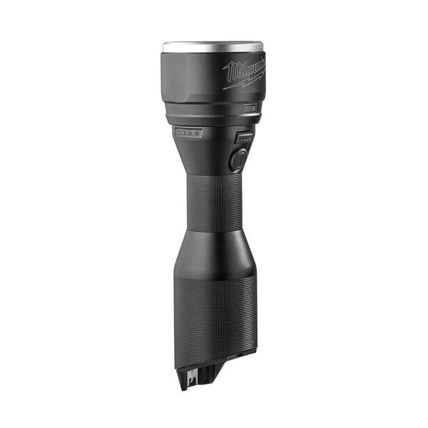 Milwaukee - M12 12-Volt Lithium-Ion Cordless LED Metal Flashlight with 3 in. Hardline Knife