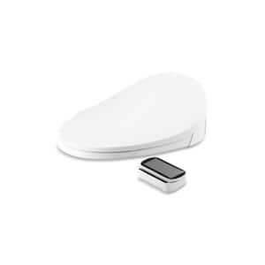Purewash E750 Electric Bidet Seat for Elongated Toilets with Touchscreen Remote Control in White