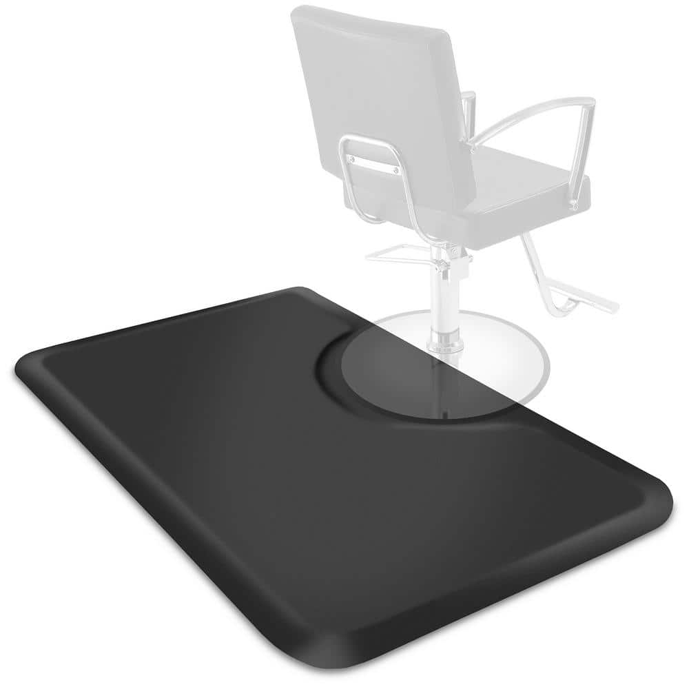 Black 36 in. x 60 in. x 1/2 in. Rectangular Anti-Fatigue Mat