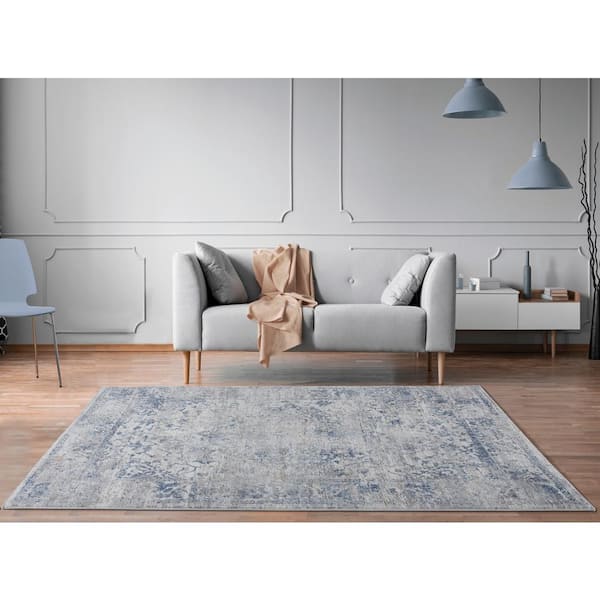 Jasper Blue 10x13 Area Rug, Home Accents - Rugs