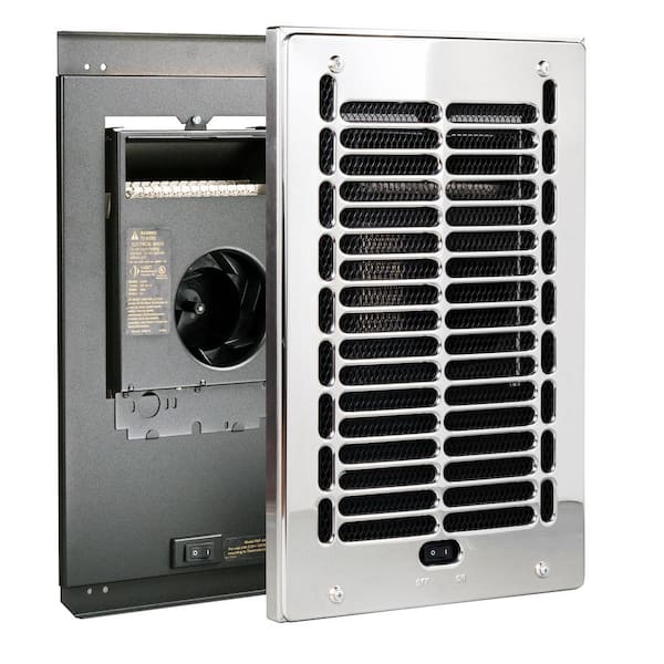 Cadet 120-volt 1,000-watt RBF Series In-wall Fan-forced Electric Bathroom Heater in Chrome