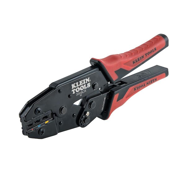 Klein Tools Ratcheting Wire Crimper / Stripper / Cutter, for Pass-Thru  VDV226-110 - The Home Depot