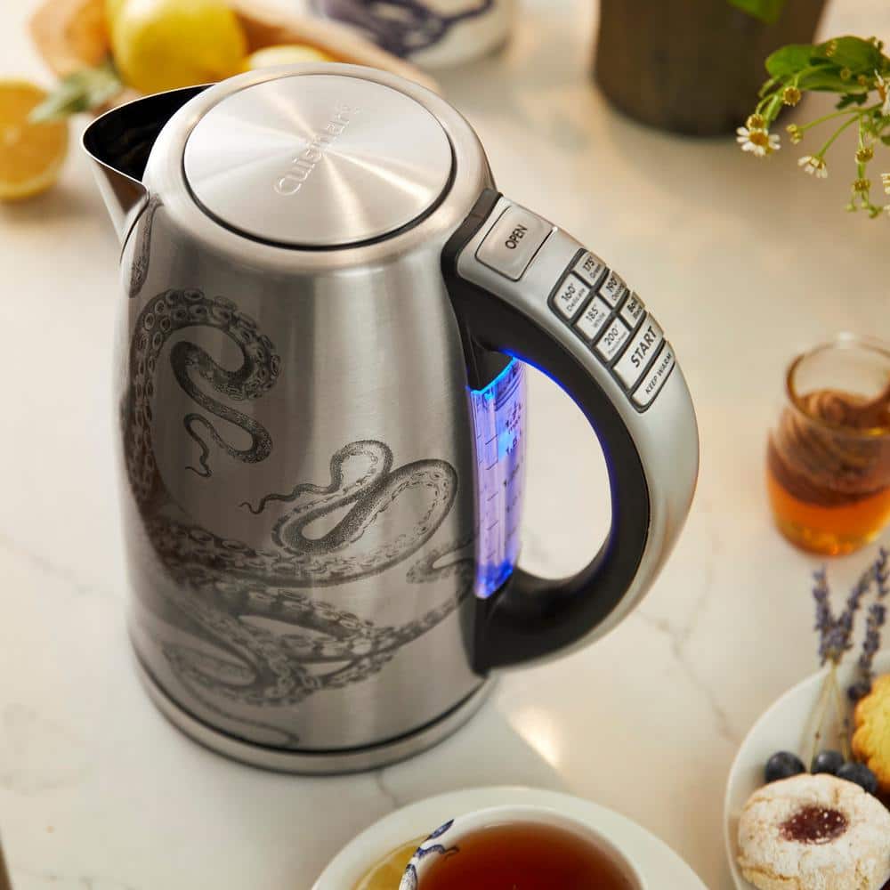 Caskata 1.7-Liter Silver Stainless Steel Electric Tea Kettle