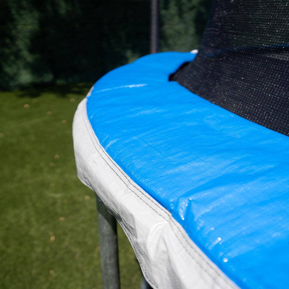 TruJump 14ft Blue Trampoline with Safety Enclosure