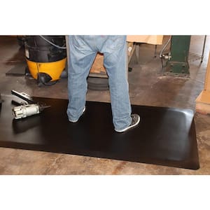 Industrial Smooth 2 ft. x 8 ft. x 1/2 in. Commercial Floor Mat Anti-Fatigue