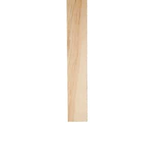 1 in. x 3 in. x 8 ft. Select Kiln-Dried Square Edge Whitewood Board