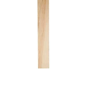 1 in. x 3 in. x 6 ft. Select Kiln-Dried Square Edge Whitewood Common Softwood Board