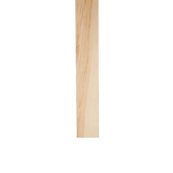 1 in. x 3 in. x 6 ft. Select Kiln-Dried Square Edge Whitewood Common Softwood Board