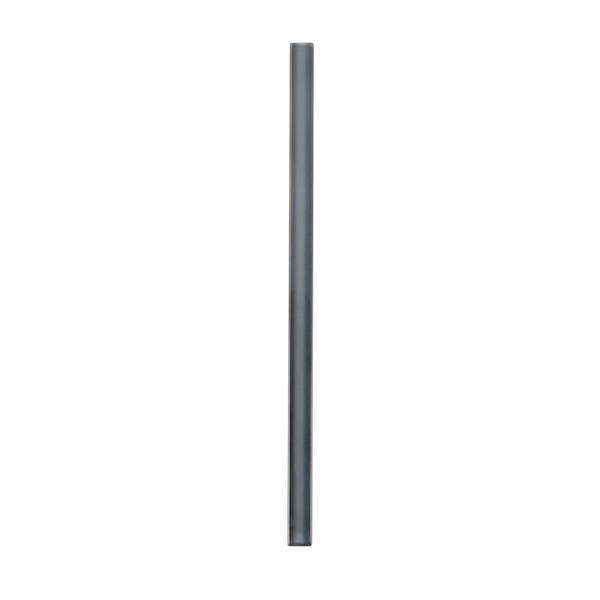 Apollo Tile Colorway 0.6 in. x 12 in. Dark Gray Glass Glossy 