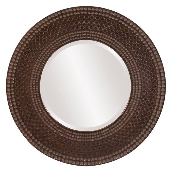 Unbranded 35 in. x 35 in. Mosaic Faux Marble Framed Mirror