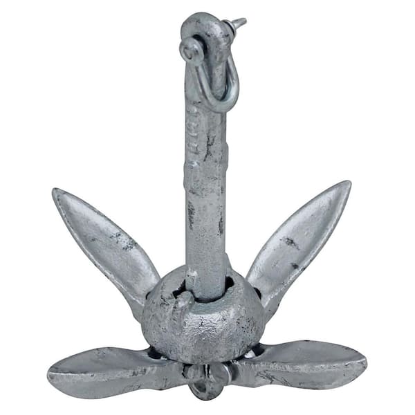 Extreme Max BoatTector Galvanized Folding Anchor - 1.5 lbs.