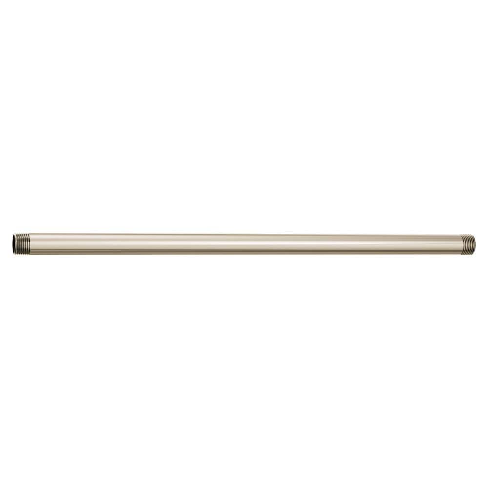 MOEN 18 in. Straight Shower Arm in Polished Nickel 336651NL The Home