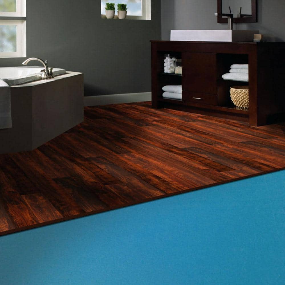 Blue Virgin Latex Rubber Underlayment for Luxury Vinyl Flooring, 100 Sq Ft