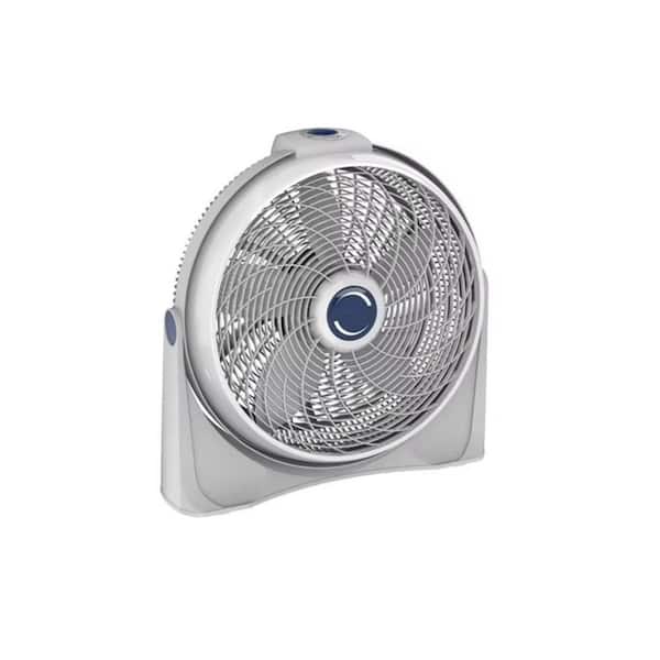 Aoibox 20 in. Cyclone Power 3-Speed Air Circulator Swivel Floor Fan Wall Mount Fan