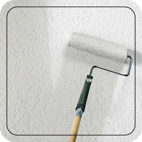 5 gal. #MS-55 Arctic Gray Satin Interior/Exterior Masonry, Stucco and Brick Paint