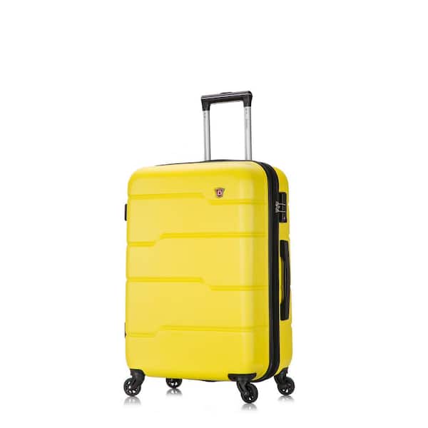 DUKAP Rodez 24 in. Yellow Lightweight Hardside Spinner