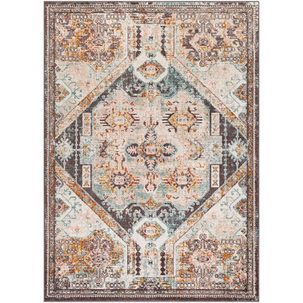 Livabliss Staffordshire Charcoal 5 ft. x 7 ft. Indoor Area Rug