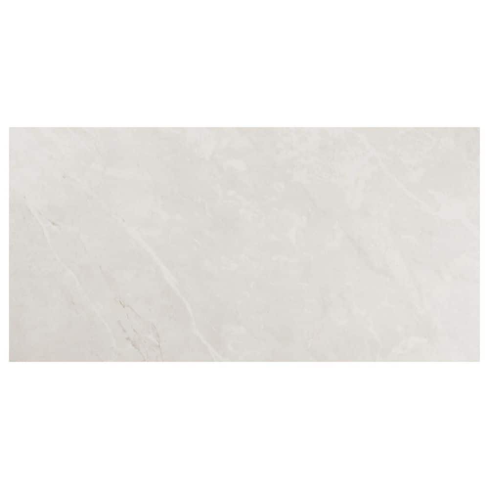 Tavani Cream White 8 in. x 0.41 in. Marble Look Matte Porcelain Floor and Wall Tile Sample price history on PriceWatchPro