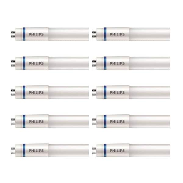 28W Equivalent 46 in. High Efficiency Linear T5 Type A InstantFit Cool White LED Tube Light Bulb (4000K) (10-Pack)