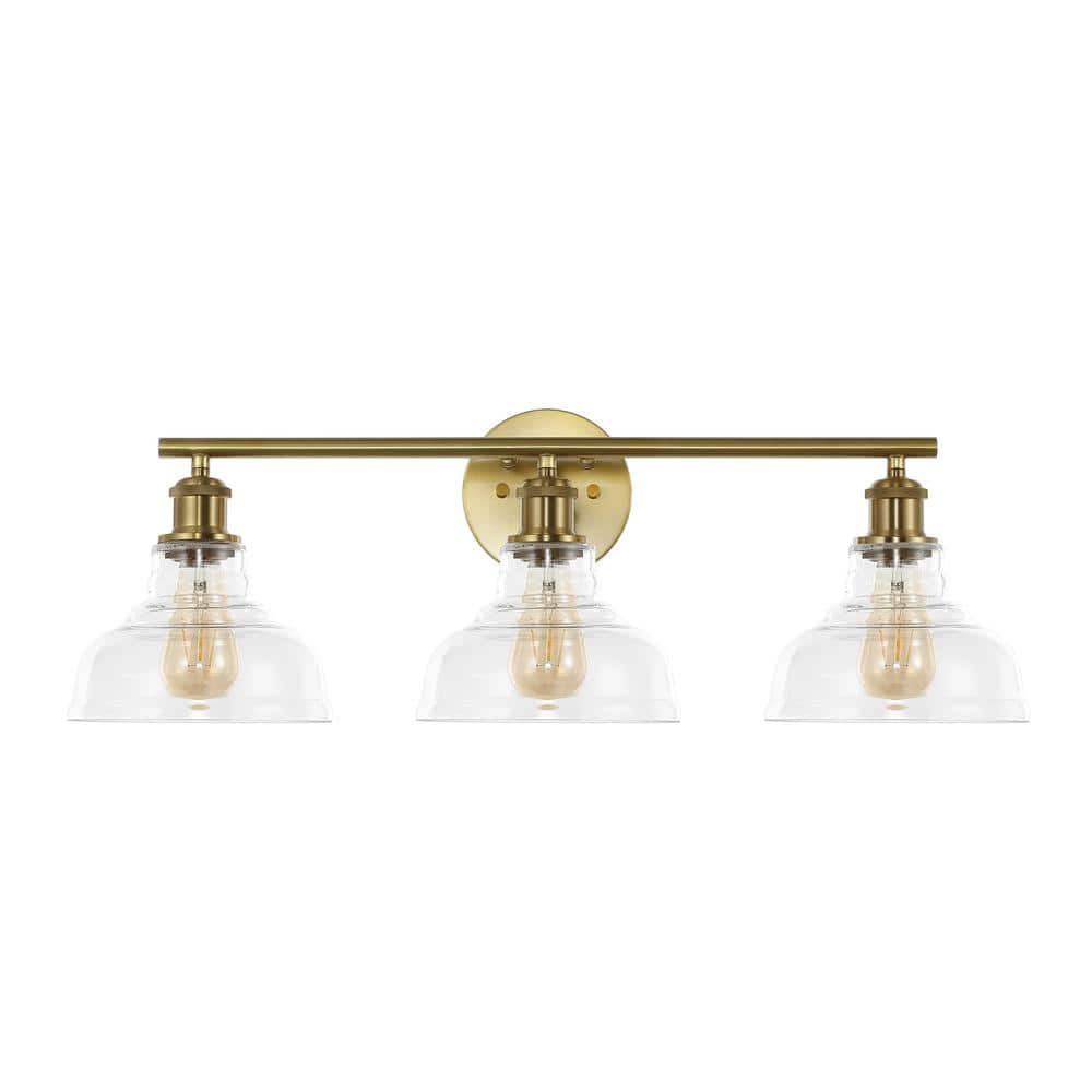 Calyna 27 in. 1-Light Brass Wall Sconce price history on PriceWatchPro