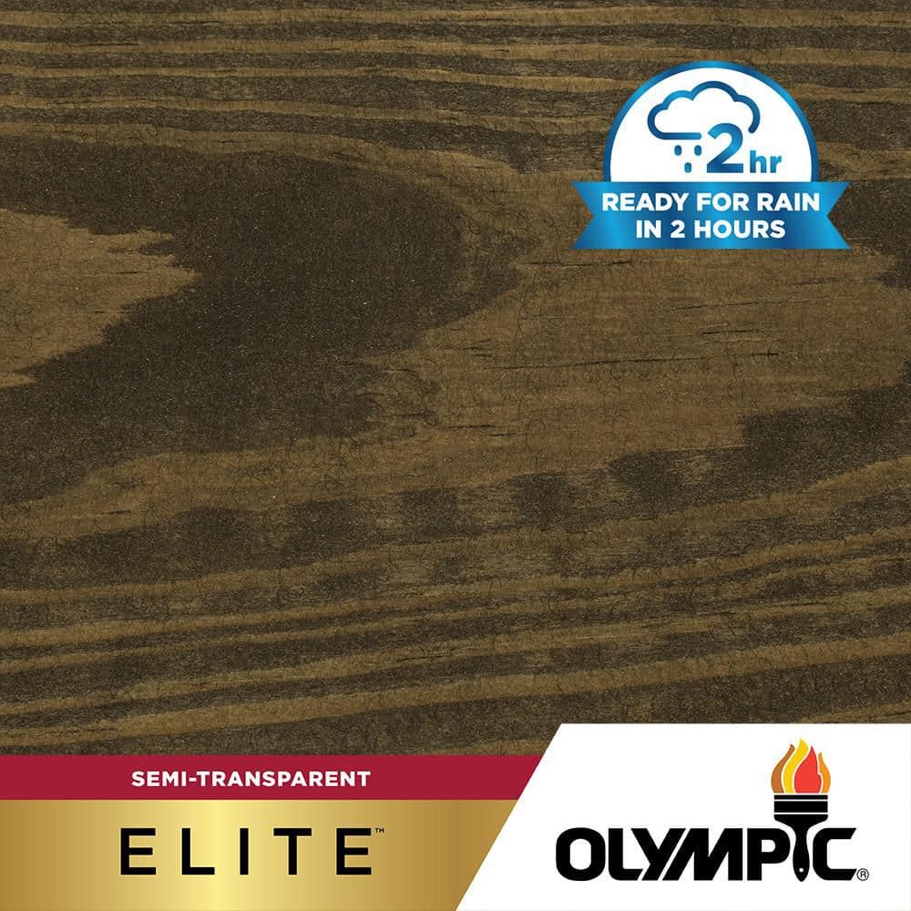 Elite 1 gal. ST-2014 Ebony Semi-Transparent Exterior Stain and Sealer in One Low VOC price history on PriceWatchPro