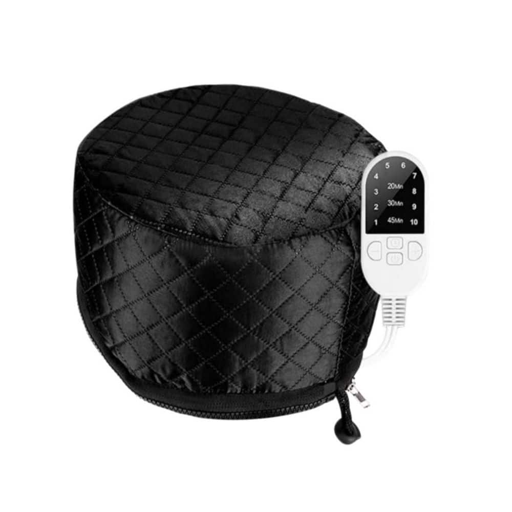Black Portable Heat Cap with 10-Level Heats and 3 Time Settings for Deep Conditioning, Hair Steamer for Home Use price history on PriceWatchPro