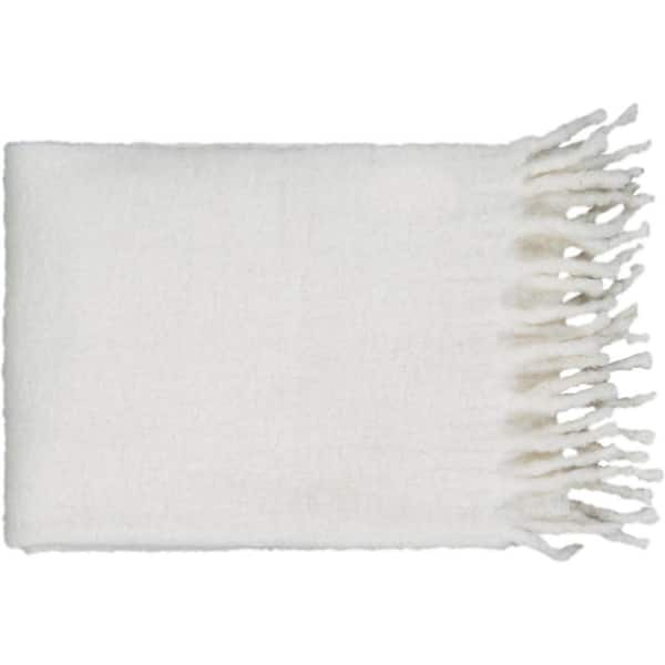 Livabliss Allectia Beige Throw Blanket