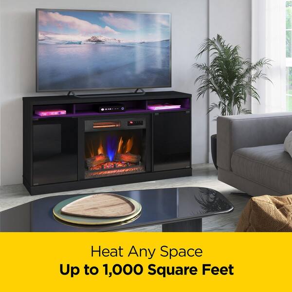 Twin Star Home Duraflame 59.5 in. Freestanding Electric Fireplace