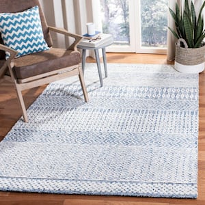 Glamour Navy/Ivory Doormat 2 ft. x 3 ft. Geometric Area Rug