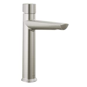 Galeon Single-Handle Single Hole Bathroom Faucet in Lumicoat Stainless
