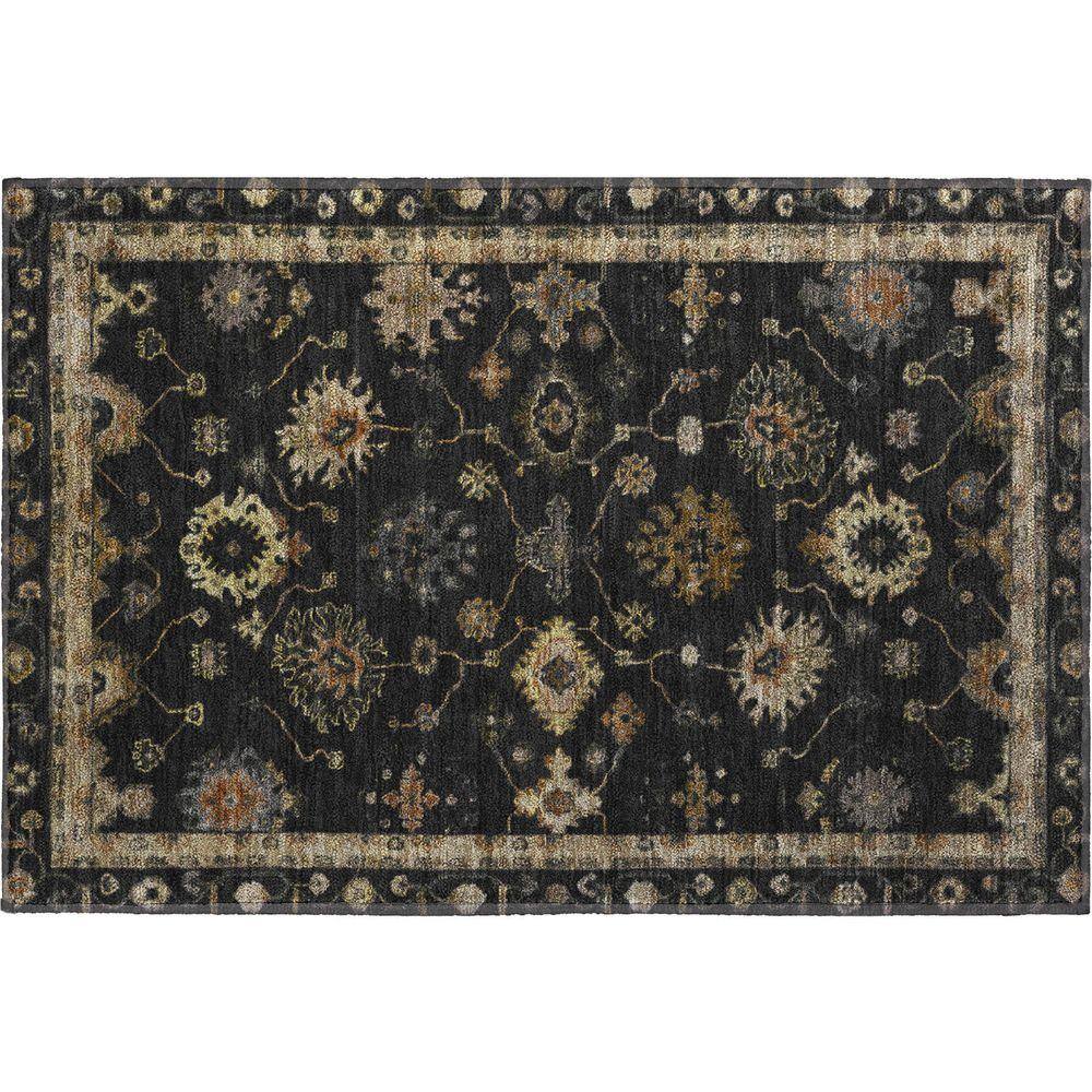 Addison Rugs Mayfield Premium Machine Washable Abstract AMF2045 Black 2 ...