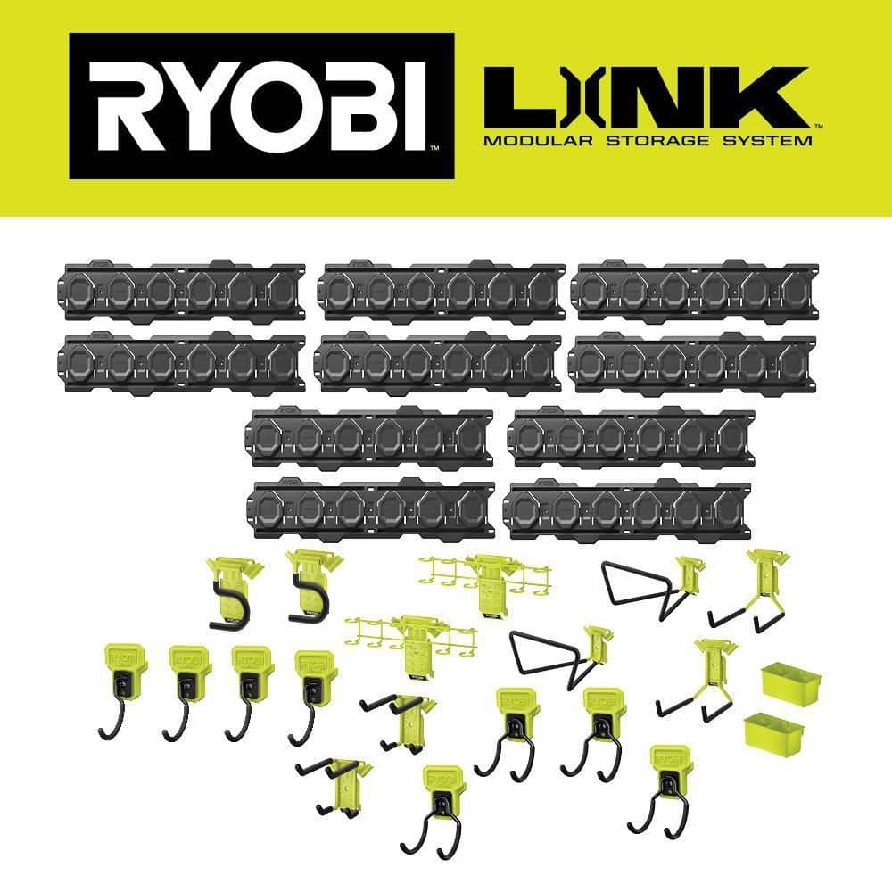 RYOBI LINK 15-Piece Wall Storage Kit STM508K - The Home Depot