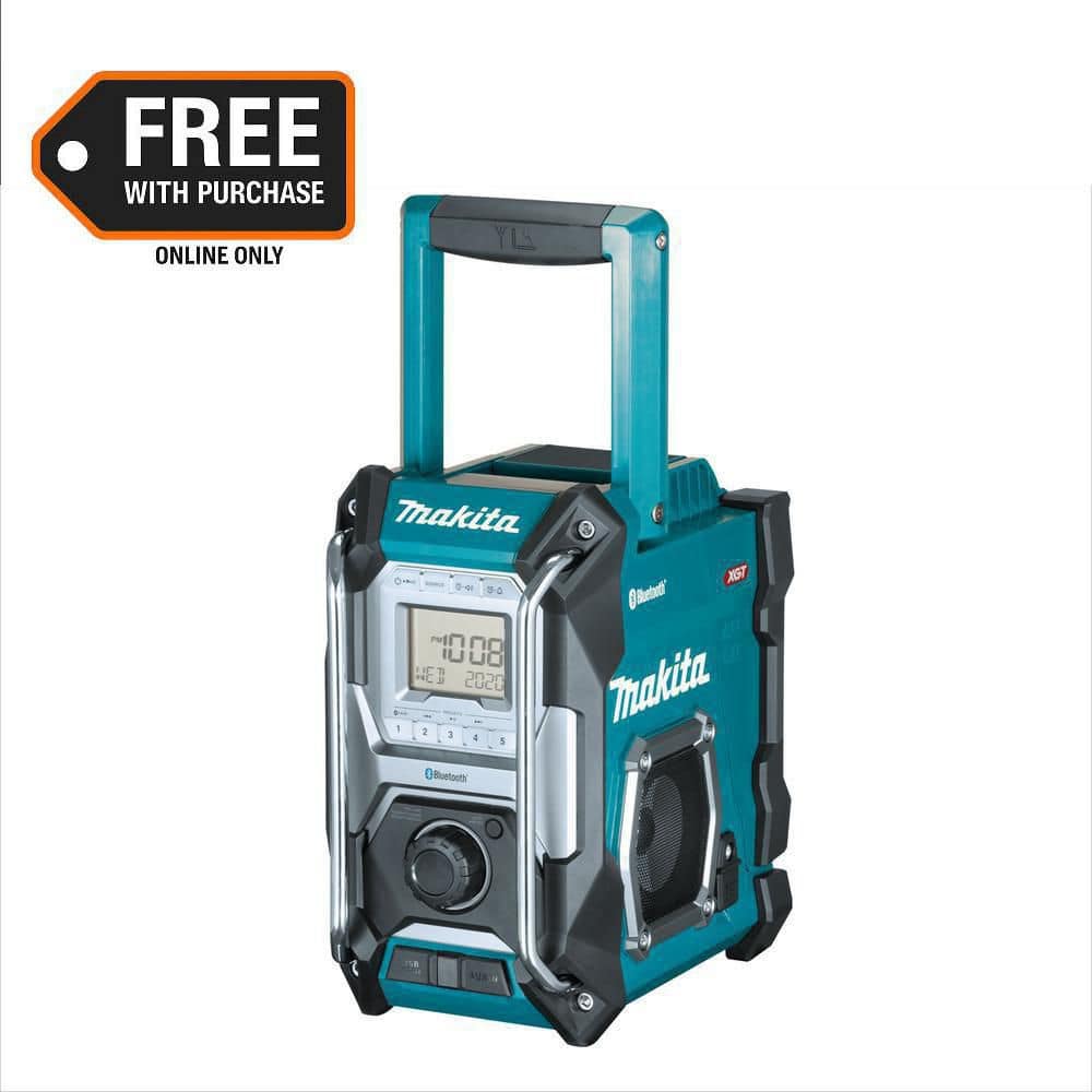 Makita Bluetoothラジオ Makita 40V Max XGT Cordless Bluetooth Job Site Radio, Tool Only