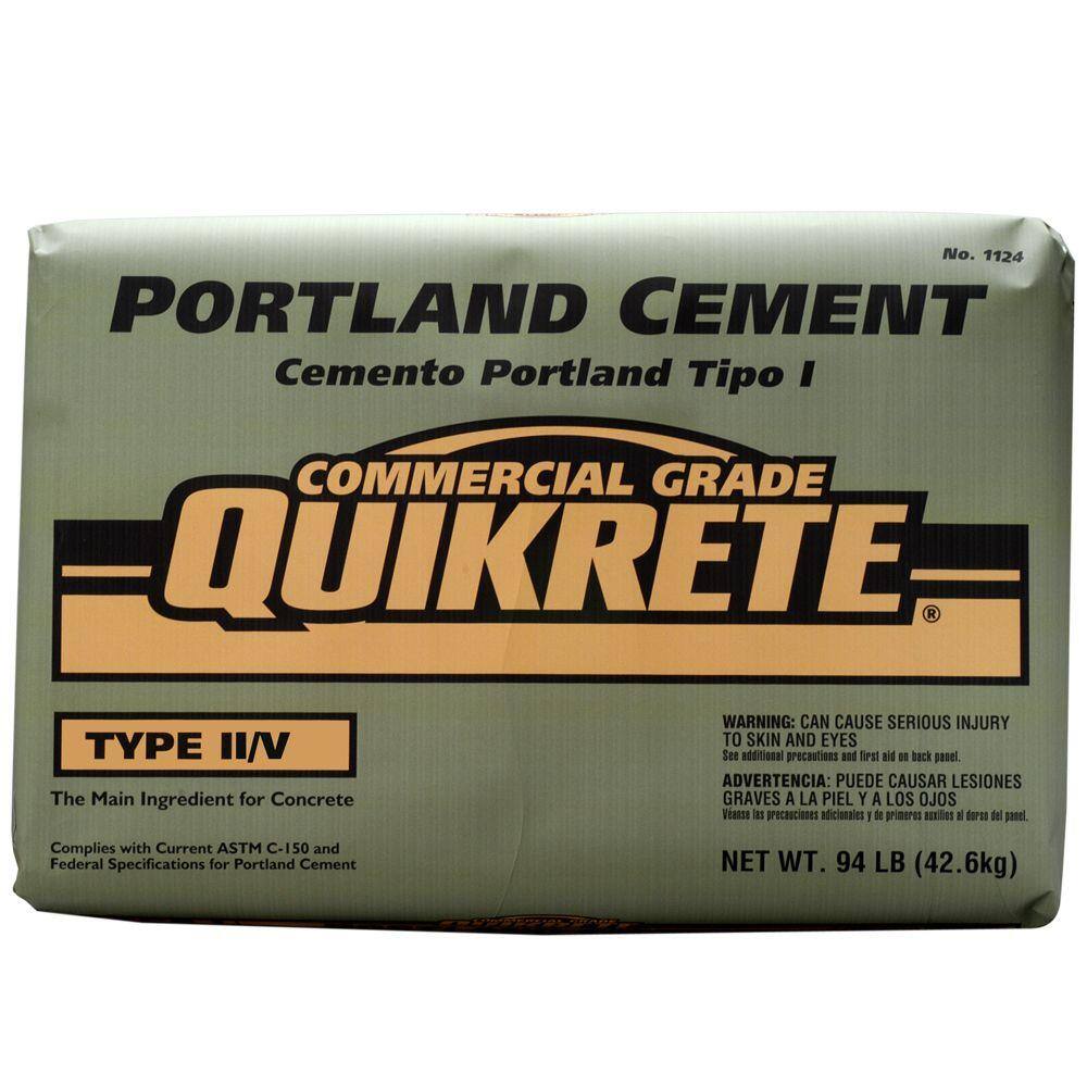 Quikrete 94 Lb Portland Cement Concrete Mix The Home Depot