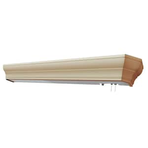 Hinsdale 55 in. 46-Watt Integrated LED Ivory Overbed Fixture