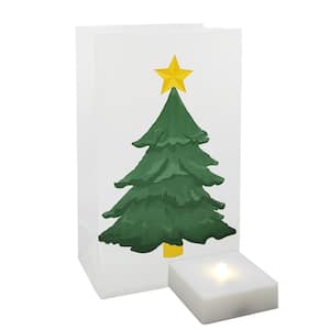 LumaLite Holiday Tree Luminaria Kit (6-Count)