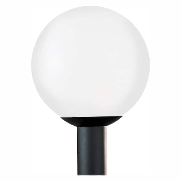 Generation Lighting Outdoor Globe 1-Light Outdoor White Plastic