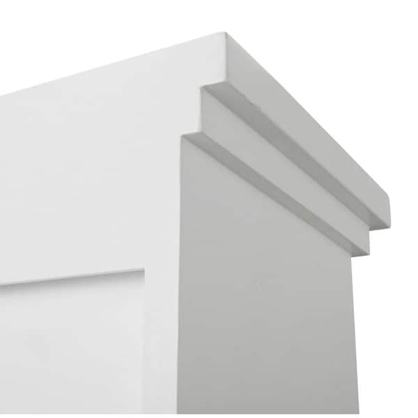 Gazette 18-1/2 in. W Wall Shelf in White Gazette 18-1/2 in. W Wall Shelf in White