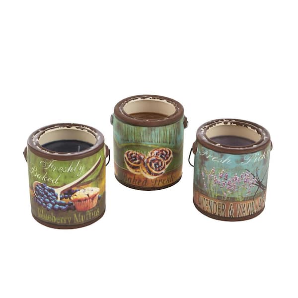 A Cheerful Giver - Blueberry Muffins Scented Glass Jar Candle (6 oz) with  Lid & True to Life Fragrance Made in USA