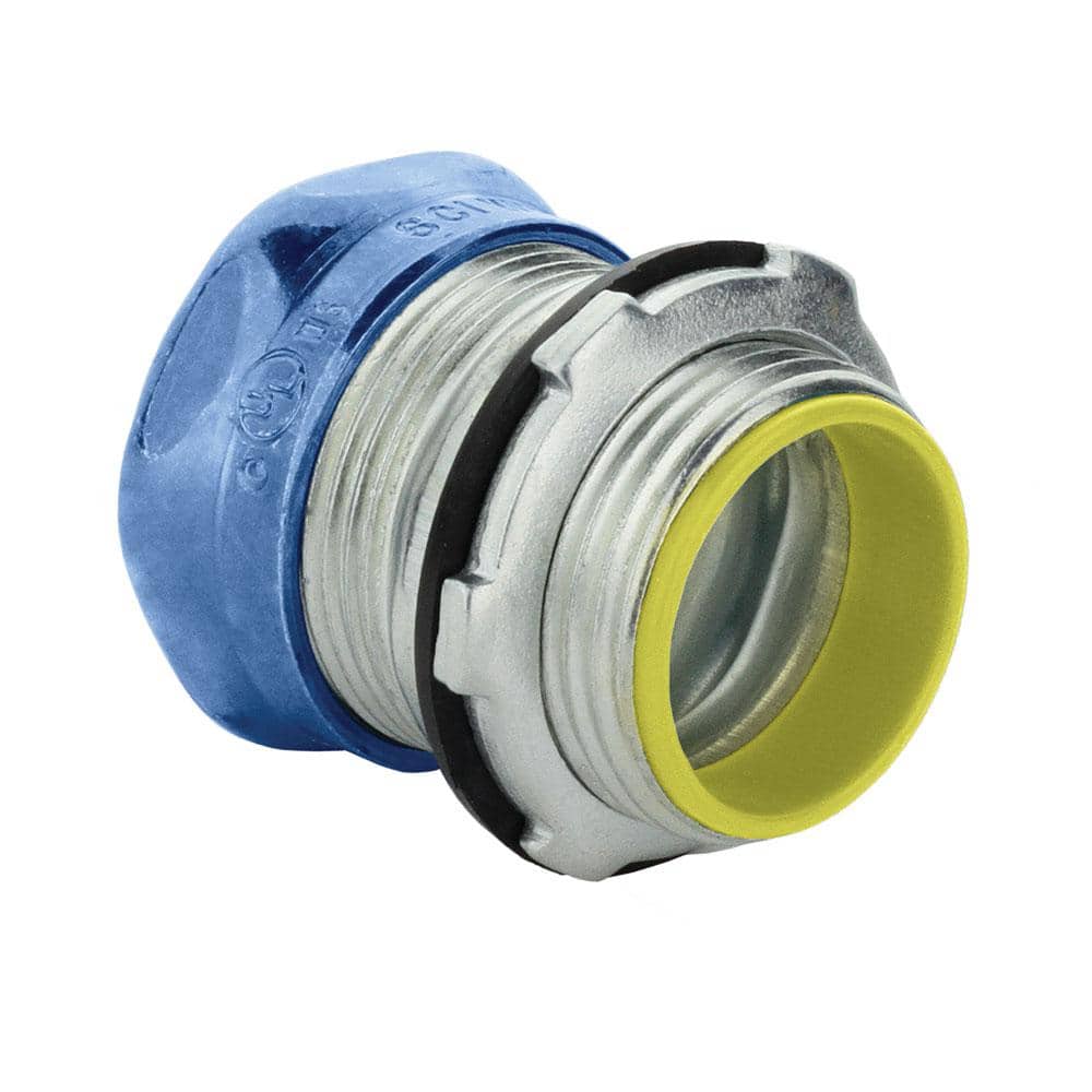 1 in. Electrical Metallic Tubing (EMT) Raintight Compression Connector with