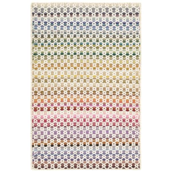 Poppy Handwoven Wool Multi 5 ft. x 8 ft. Indoor Area Rug