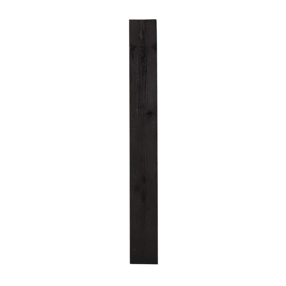 0.8 in. x 5.25 in. x 6.33 ft. Black Rustic Shiplap Weathered Barn Wood Boards (Set of 4-Pack) price history on PriceWatchPro