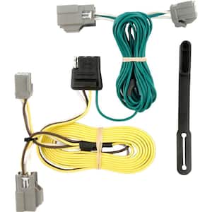 Custom Vehicle-Trailer Wiring Harness, 4-Way Flat Output, Select Ford Taurus, Mercury Sable, Quick T-Connector