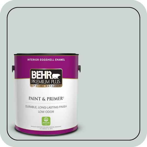 BEHR PREMIUM PLUS 1 gal. #MQ3-21 Breezeway Eggshell Enamel Low Odor Interior Paint & Primer