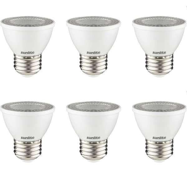 50-Watt Equivalent MR16 Dimmable Short Neck Recessed Spotlight Reflector LED Light Bulb in Daylight 5000K (6-Pack)